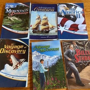 Abeka Book Reading Program set 6 books homeschool school